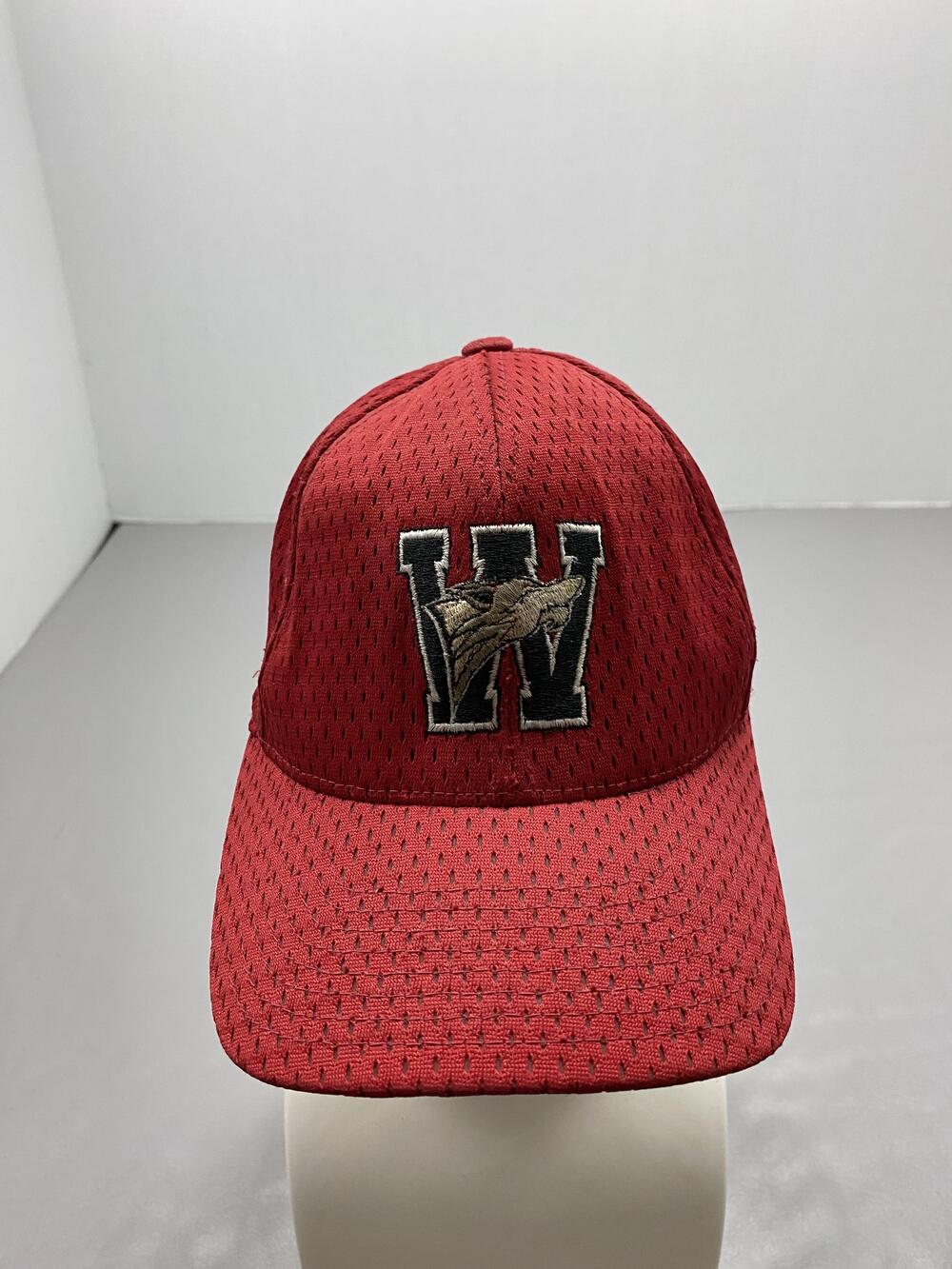Hat Cap Strap Back One Size Red ECKO Wolfpack Embroidered Mens Breathable